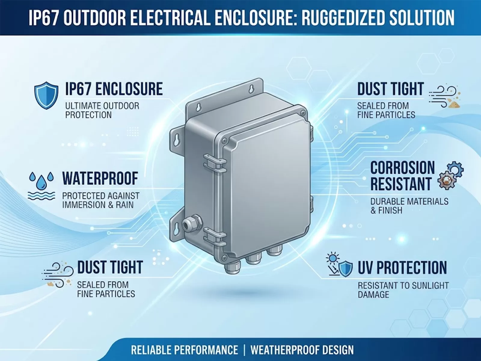 Outdoor Electrical Enclosure Buyer's Guide: IP54 vs IP65 Outdoor Electrical Enclosure Buyer's Guide: IP54 vs IP65